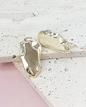 Подвеска 26.5х15.2 мм позолота (8042-З) купить с доставкой по России | Интернет-магазин Viva Beads