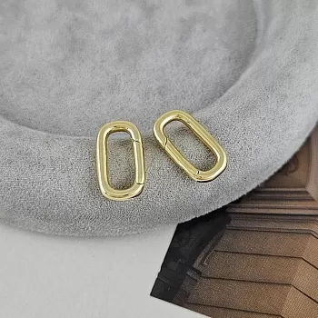 УЦЕНКА Замок-карабин 17.6х9.7х2.4 мм позолота 18К (6281-З-УЦ) купить в Воронеже | Заказать в интернет-магазине Viva Beads
