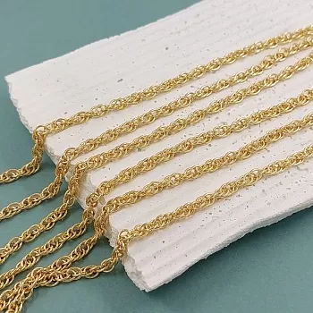 50 см Цепь 3 мм (толщина) позолота (6196-З) купить с доставкой по России | Интернет-магазин Viva Beads