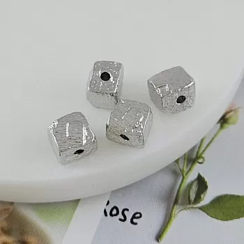 1 шт. Бусина металлическая, форма кусочка камня ок. 8.2х7.6х7.7 мм родиевое покрытие (9874-Р) купить с доставкой по России | Интернет-магазин Viva Beads