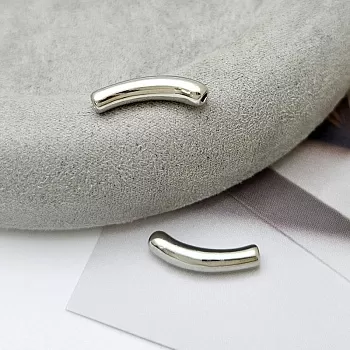 1 шт. Бусина разделитель трубочка 18х4 мм родиевое покрытие (7119-Р) купить в Воронеже | Заказать в интернет-магазине Viva Beads
