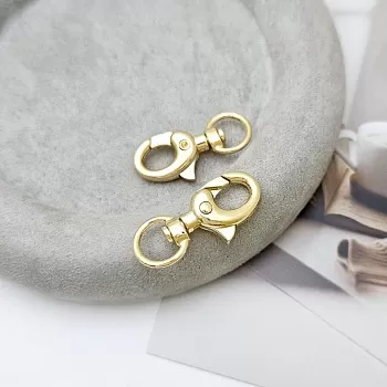 Замок карабин 32 мм позолота 14К (5679-З) купить в Воронеже | Заказать в интернет-магазине Viva Beads
