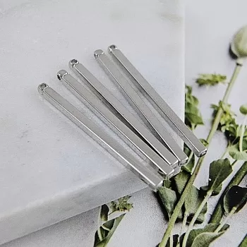 Подвеска палочка 35x2x2 мм родиевое покрытие (4283-35-Р) купить с доставкой по России | Интернет-магазин Viva Beads