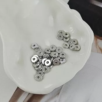 10 шт. Бусина разделитель 5x1.2 мм родиевое покрытие (5455-5-Р/10) купить с доставкой по России | Интернет-магазин Viva Beads