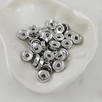 1 шт. Бусина разделитель 7.8x2.7 мм, родиевое покрытие (10102-Р) купить с доставкой по России | Интернет-магазин Viva Beads