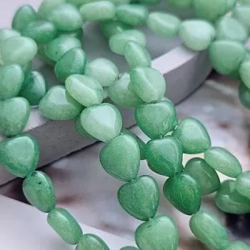 1 шт. Жадеит тонированный бусина сердце 10 мм зеленый (6571) купить в Воронеже | Заказать в интернет-магазине Viva Beads
