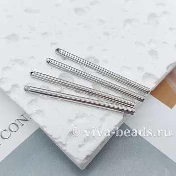 Подвеска Палочка 35x2 мм родиевое покр. (3295-35-Р) Подвеска Палочка 35x2 мм родиевое покр. (3295-35-Р)