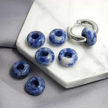 1 шт. Бусина (подвеска) бублик 14x8 мм содалит (5217) для бижутерии купить с доставкой по России | Интернет‑магазин Viva Beads