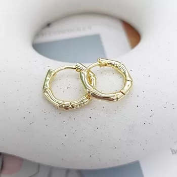 Швензы конго, бублики Бамбук 18х2.8 мм позолота (7659-З) купить с доставкой по России | Интернет-магазин Viva Beads