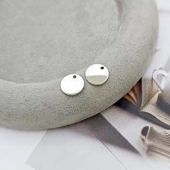 Подвеска круглая 10 мм родиевое покрытие (6747-Р/10) купить с доставкой по России | Интернет-магазин Viva Beads