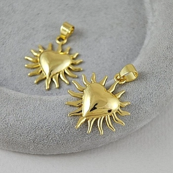 Подвеска Сердце 26.5x23.9 мм позолота 18К (9624-З)