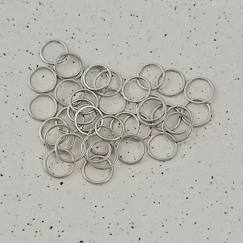 1 шт. Колечки неразъемные 8х0.6 мм родиевое покр. (8329-Р) соединительные колечки и кольца-коннекторы купить с доставкой по России | Интернет-магазин Viva Beads