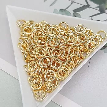 10 шт. Колечки соединительные 6х0.9 мм позолота (7589-З) соединительные колечки и кольца-коннекторы купить с доставкой по России | Интернет-магазин Viva Beads