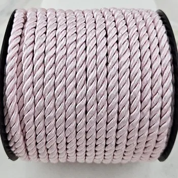 50 см Шнур витой нейлоновый ок. 5 мм розовый (10166-РОЗ) купить с доставкой по России | Интернет-магазин Viva Beads