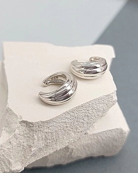 1 шт. Кафф 13.5х6.6 мм родиевое покрытие (8226-Р) купить с доставкой по России | Интернет-магазин Viva Beads