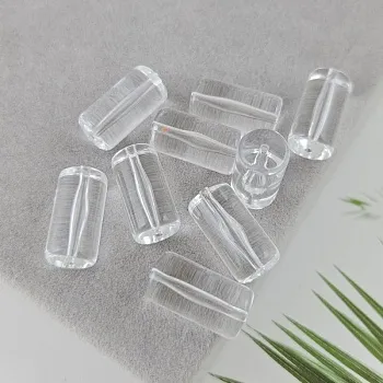 1 шт. Бусина цилиндр 19.5x10 мм прозрачная, акрил (10005) купить с доставкой по России | Интернет-магазин Viva Beads