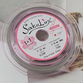 1 м Тросик SakuLux 7 струн - 0.3 мм цвет стальной (6440-0.3-С) купить в Воронеже | Заказать в интернет-магазине Viva Beads
 1 м Тросик SakuLux 7 струн - 0.3 мм цвет стальной (6440-0.3-С) купить в Воронеже | Заказать в интернет-магазине Viva Beads