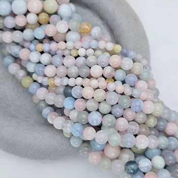 Нить 19 см Берилл /морганит/ натуральный 6 мм гладкая бусина (5984-6) для бижутерии купить с доставкой по России | Интернет‑магазин Viva Beads