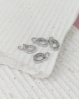 Бейл разъемный 9.8х5.3x11.5х2 мм родиевое покр. (8166-Р) купить в Воронеже | Заказать в интернет-магазине Viva Beads
