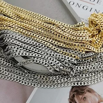 10 см Цепь 4 мм / толщина / родиевое покрытие (8800-Р) купить в Воронеже | Заказать в интернет-магазине Viva Beads
