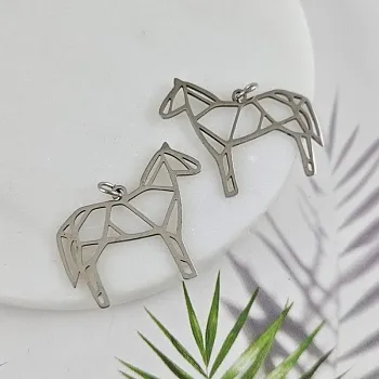 Подвеска Лошадь 26.6x30 мм, нержавеющая сталь (10061) купить с доставкой по России | Интернет-магазин Viva Beads