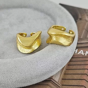 Кольцо Текстурное 17.2 размера с позолотой 18К (9393) купить с доставкой по России | Интернет-магазин Viva Beads