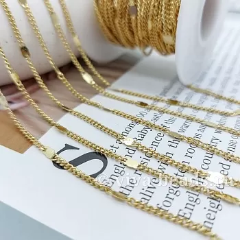 50 см Цепь тонкая 1.8 мм (толщина) позолота (5552) купить в Воронеже | Заказать в интернет-магазине Viva Beads
