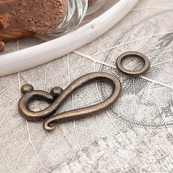 Замок крючок для украшений бронза (1530) купить в Воронеже | Заказать в интернет-магазине Viva Beads
 Замок крючок для украшений бронза (1530) купить в Воронеже | Заказать в интернет-магазине Viva Beads