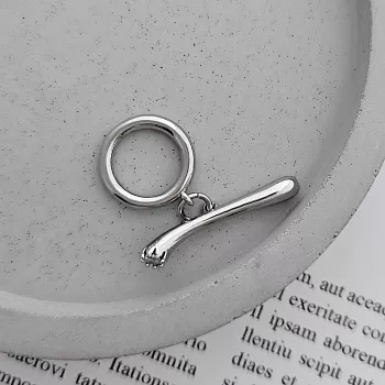 УЦЕНКА Замок тоггл кольцо 15.8х13.6 мм с фианитом, родиевое покрытие (8924-Р-УЦ) купить в Воронеже | Заказать в интернет-магазине Viva Beads
 УЦЕНКА Замок тоггл кольцо 15.8х13.6 мм с фианитом, родиевое покрытие (8924-Р-УЦ) купить в Воронеже | Заказать в интернет-магазине Viva Beads