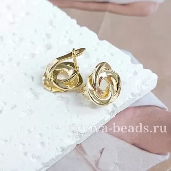 Швензы с замком 15,5х15 мм позолота (5106-З) купить в Воронеже | Заказать в интернет-магазине Viva Beads
 Швензы с замком 15,5х15 мм позолота (5106-З) купить в Воронеже | Заказать в интернет-магазине Viva Beads