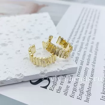 Основа для кольца с петлей свободный размер позолота 14к (7141-З) купить с доставкой по России | Интернет-магазин Viva Beads