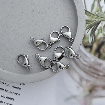 Замок лобстер 15 мм нержавеющая сталь (5480-15) купить в Воронеже | Заказать в интернет-магазине Viva Beads
