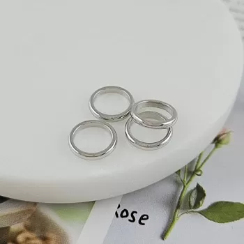 Кольцо коннектор 11.8x2 мм, родиевое покрытие (9881-Р/12) купить с доставкой по России | Интернет-магазин Viva Beads