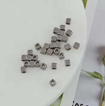 10 шт. Бусина разделитель куб 2.5 мм нержавеющая сталь (8945) купить в Воронеже | Заказать в интернет-магазине Viva Beads
