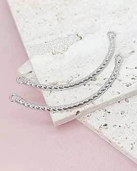 Коннектор Дуга 59 мм родиевое покр. (8027-Р) Коннектор Дуга 59 мм родиевое покр. (8027-Р)