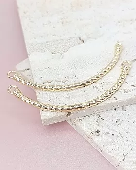 Коннектор Дуга 59 мм позолота (8027-З) Коннектор Дуга 59 мм позолота (8027-З)