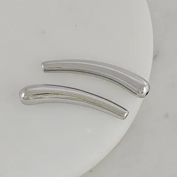 Бусина разделитель 33х5.8 мм удлиненная капля, родиевое покрытие (8029-Р) купить с доставкой по России | Интернет-магазин Viva Beads