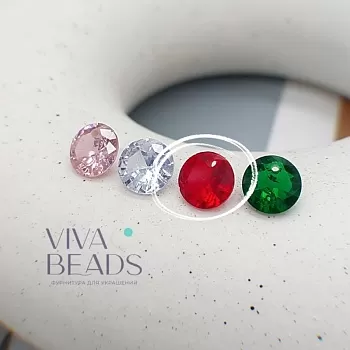 Подвеска фианит 8x4.5 мм красный (7561-К) Подвеска фианит 8x4.5 мм красный (7561-К)