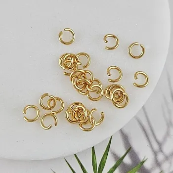 10 шт. Колечки соединительные 6x1 мм позолота, сталь (3622-6х1) соединительные колечки и кольца-коннекторы купить с доставкой по России | Интернет-магазин Viva Beads