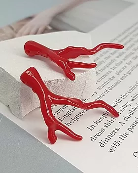 Подвеска Веточка коралла 46х34 мм акрил (8266) Подвеска Веточка коралла 46х34 мм акрил (8266)