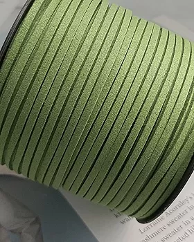 1 м Шнур замшевый иск. 3 мм Зеленый (4020-ЗЕЛ) купить в #REGION_P# | Заказать в интернет-магазине Viva Beads
 1 м Шнур замшевый иск. 3 мм Зеленый (4020-ЗЕЛ) купить в #REGION_P# | Заказать в интернет-магазине Viva Beads