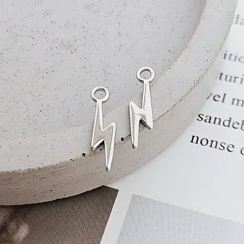 УЦЕНКА Подвеска Молния 16.7x4 мм родиевое покрытие (8790-Р-УЦ) купить с доставкой по России | Интернет-магазин Viva Beads