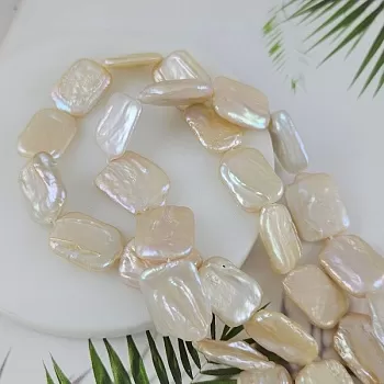 1 шт. Жемчуг натуральный речной барокко ок. 14-16х19-22 мм прямоугольник, АА, персиковый (9924) купить в #REGION_P# | Заказать в интернет-магазине Viva Beads
