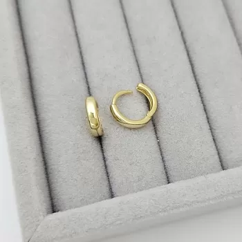 Швензы кольца, бублики, конго мини 11.8х2.6 мм в позолоте 14К (9137-З) купить с доставкой по России | Интернет-магазин Viva Beads