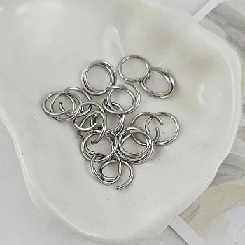 20 шт. Колечки 9x1 мм соединительные разъемные, нержавеющая сталь (4294-9х1) соединительные колечки и кольца-коннекторы купить с доставкой по России | Интернет-магазин Viva Beads