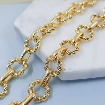 10 см Цепь 12 мм (толщина) цвет золото (5388-З) купить в Воронеже | Заказать в интернет-магазине Viva Beads
