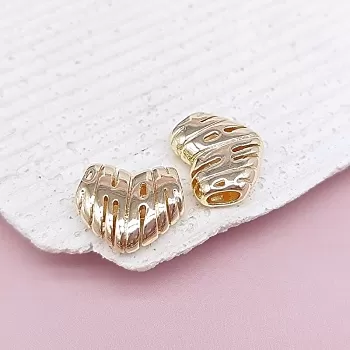 Бусина - подвеска Сердце 16x13.7 мм позолота 14к (7801-З) купить с доставкой по России | Интернет-магазин Viva Beads