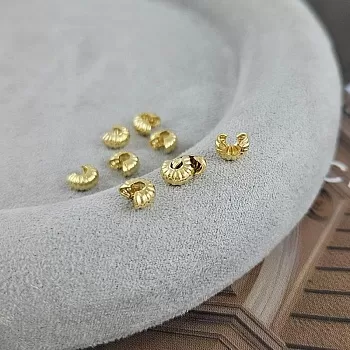 1 шт. Декоративные укрывные бусины рельефные 3 мм позолота (8868-З) купить с доставкой по России | Интернет-магазин Viva Beads