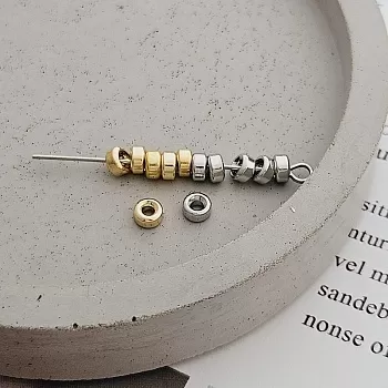 1 шт. Бусина /разделитель/ 4х2.1 мм родиевое покрытие (8797-4-Р) купить с доставкой по России | Интернет-магазин Viva Beads