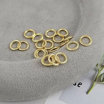 1 шт. Колечки неразъемные 7х1 мм позолота 14К (8330-З-7) соединительные колечки и кольца-коннекторы купить с доставкой по России | Интернет-магазин Viva Beads